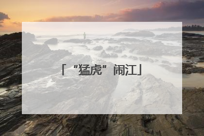 “猛虎”闹江