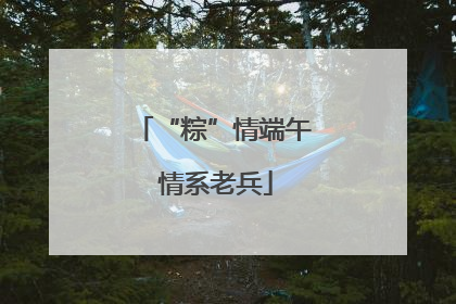 “粽”情端午 情系老兵