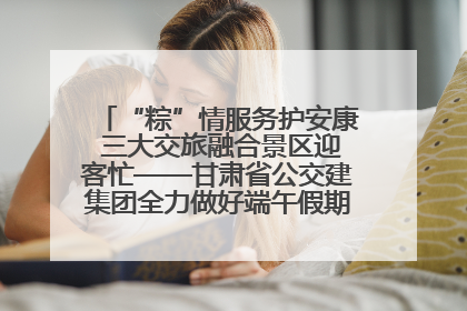 “粽”情服务护安康 三大交旅融合景区迎客忙——甘肃省公交建集团全力做好端午假期景区运营工作