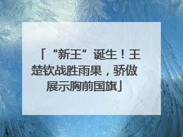 “新王”诞生！王楚钦战胜雨果，骄傲展示胸前国旗