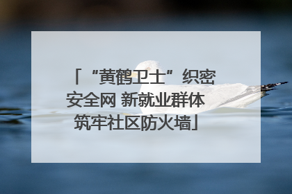 “黄鹤卫士”织密安全网 新就业群体筑牢社区防火墙