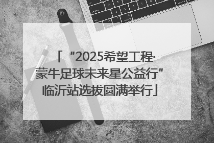 “2025希望工程·蒙牛足球未来星公益行”临沂站选拔圆满举行