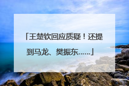 王楚钦回应质疑！还提到马龙、樊振东……