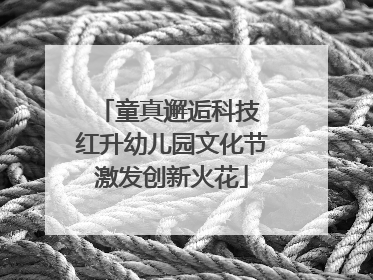 童真邂逅科技 红升幼儿园文化节激发创新火花