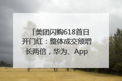 美团闪购618首日开门红：整体成交额增长两倍，华为、Apple、沃尔玛等近800个品牌翻倍增长