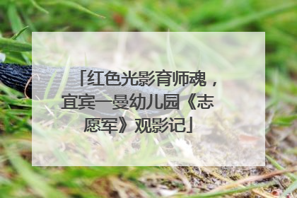 红色光影育师魂，宜宾一曼幼儿园《志愿军》观影记
