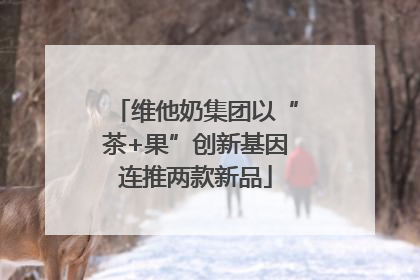 维他奶集团以“茶+果”创新基因连推两款新品