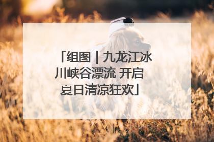 组图｜九龙江冰川峡谷漂流 开启夏日清凉狂欢
