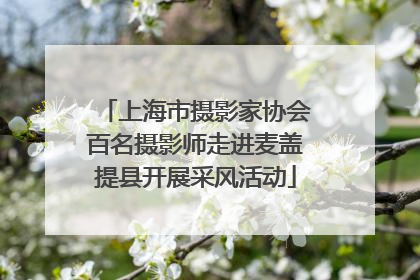 上海市摄影家协会百名摄影师走进麦盖提县开展采风活动