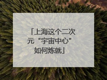 上海这个二次元“宇宙中心”如何炼就