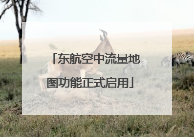 东航空中流量地图功能正式启用