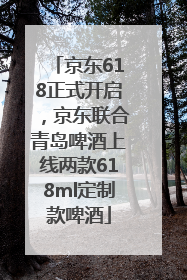 京东618正式开启，京东联合青岛啤酒上线两款618ml定制款啤酒