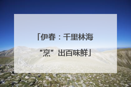 伊春：千里林海“烹”出百味鲜