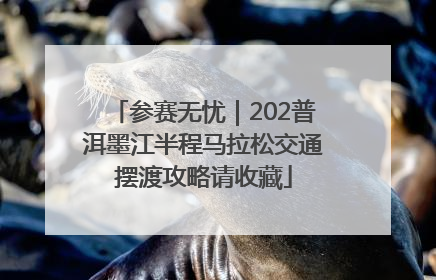 参赛无忧｜202普洱墨江半程马拉松交通摆渡攻略请收藏