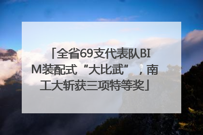 全省69支代表队BIM装配式“大比武”，南工大斩获三项特等奖