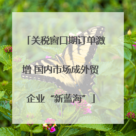 关税窗口期订单激增 国内市场成外贸企业“新蓝海”