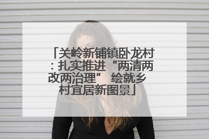 关岭新铺镇卧龙村：扎实推进“两清两改两治理” 绘就乡村宜居新图景