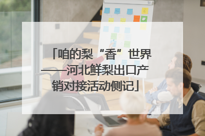 咱的梨“香”世界——河北鲜梨出口产销对接活动侧记