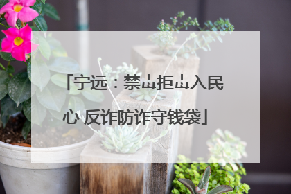 宁远：禁毒拒毒入民心 反诈防诈守钱袋