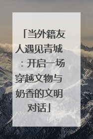 当外籍友人遇见青城：开启一场穿越文物与奶香的文明对话