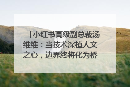 小红书高级副总裁汤维维：当技术深植人文之心，边界终将化为桥梁｜聚焦2025文化强国建设高峰论坛