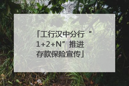 工行汉中分行“1+2+N”推进存款保险宣传