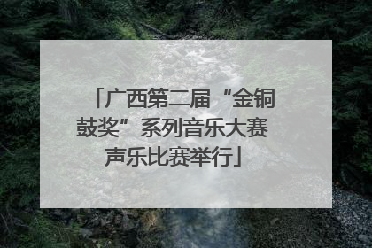 广西第二届“金铜鼓奖”系列音乐大赛声乐比赛举行