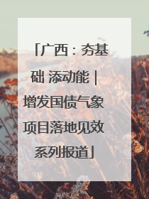 广西：夯基础 添动能｜增发国债气象项目落地见效系列报道