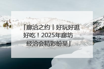 廊洽之约丨好玩好逛好吃！2025年廊坊经洽会精彩纷呈