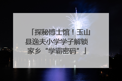 探秘博士馆！玉山县逸夫小学学子解锁家乡“学霸密码”
