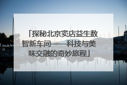 探秘北京窦店益生数智新车间——科技与美味交融的奇妙旅程