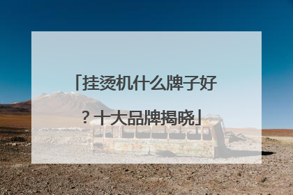 挂烫机什么牌子好？十大品牌揭晓