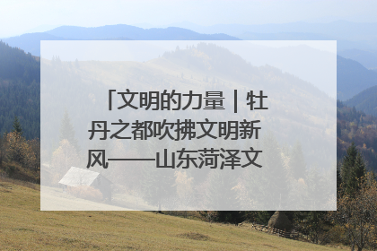 文明的力量｜牡丹之都吹拂文明新风——山东菏泽文明创建一线见闻