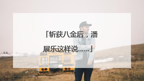 斩获八金后，潘展乐这样说……