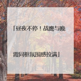 昼夜不停！战鹰与晚霞同框氛围感拉满