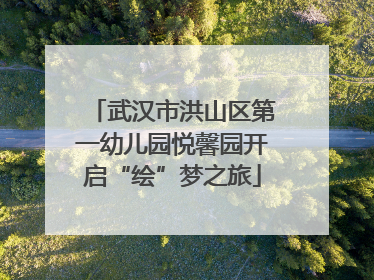 武汉市洪山区第一幼儿园悦馨园开启“绘”梦之旅