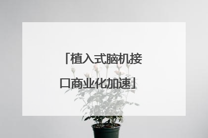 植入式脑机接口商业化加速