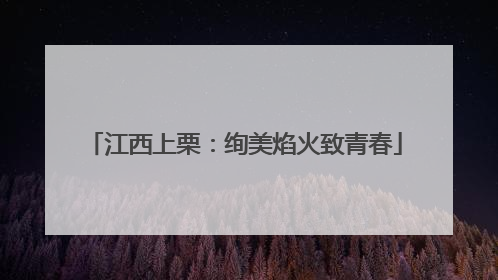 江西上栗：绚美焰火致青春