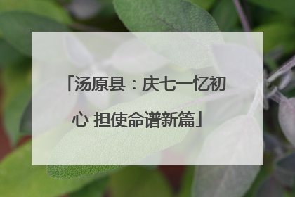 汤原县：庆七一忆初心 担使命谱新篇