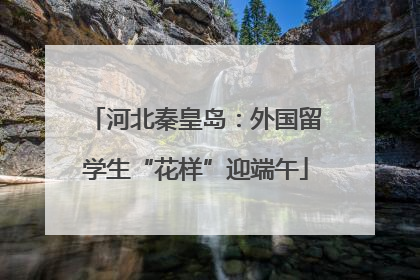 河北秦皇岛：外国留学生“花样”迎端午