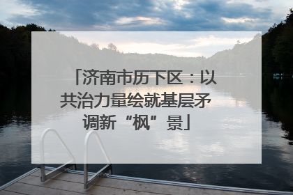 济南市历下区：以共治力量绘就基层矛调新“枫”景