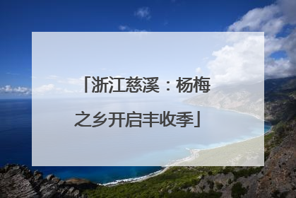 浙江慈溪：杨梅之乡开启丰收季