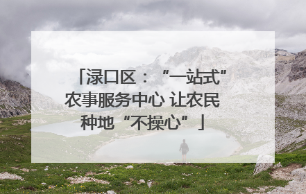 渌口区：“一站式”农事服务中心 让农民种地“不操心”