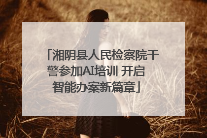 湘阴县人民检察院干警参加AI培训 开启智能办案新篇章