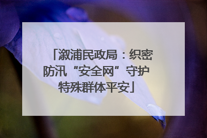 溆浦民政局：织密防汛“安全网”守护特殊群体平安