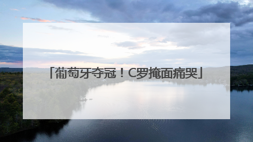 葡萄牙夺冠！C罗掩面痛哭