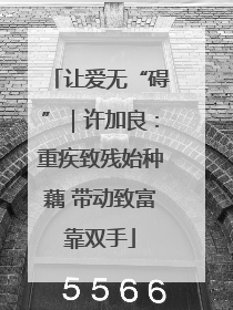 让爱无“碍”｜许加良：重疾致残始种藕 带动致富靠双手