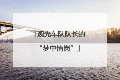 观光车队队长的“梦中情岗”