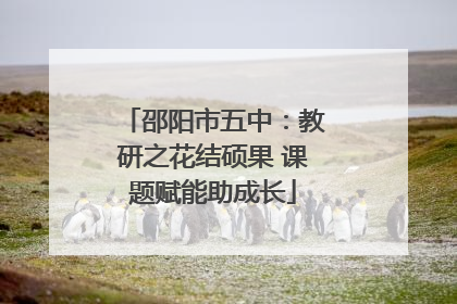 邵阳市五中：教研之花结硕果 课题赋能助成长
