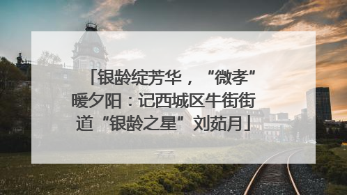银龄绽芳华，“微孝”暖夕阳：记西城区牛街街道“银龄之星”刘茹月